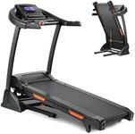 THERUN Treadmill with Incline, Auto Hydraulic Foldable Running Machine with 3.5HP Powerful Motor & 300 LBS Weight Capacity, Folding Incline Treadmill with 15 Levels & 18 Programs, 1-16 km/h