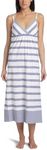 Nautica Women's Stripe Maxi Gown, Bluestone, Small