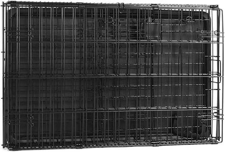 Amazon Basics Large Dog Crate – Metal Pet Kennel Cage