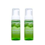Green Soap Foam Cleansing & Soothing Solution (150mL) – Gentle Skin Cleanser for Tattoo Aftercare, Piercing & Daily Use (2 Piece)