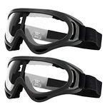 2 Pack Children's Safety Glasses with Anti Fog and UV Protection Perfect for Foam Blasters Gun