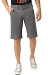 Peter England Men's Regular Shorts (PCSRCRGFI09783_Grey_30)