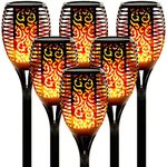 Walensee Solar Tiki Torches with Fl