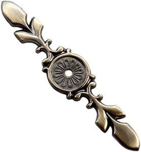 Joyindecor 10 Packs Oil Rubbed Cabinte Hardware Knob Back Plates, 4.7 Inch Length and 0.9 Inch Width, Zinc Alloy Backplates for Drawer Knobs Dresser Pull Handles (Green Bronze)