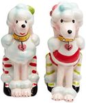 Cosmos Gifts 57046- Candy Cane Ruby Salt and Pepper Shaker by Babs Keller