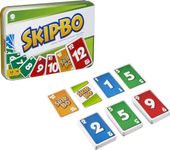 Mattel Games Skip-Bo Card Game for Kids, Adults & Family Night, Travel Game in Collectible Storage Tin for 2-6 Players