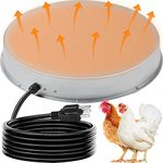 Chicken Water Heater Base for Winter, for Plastic/Metal Poultry Watere Under 6 Gallons, Heated Waterer for Chickens 130W