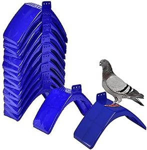 Qingsi 20Pcs Pigeon Rest Stand Plastic Pigeon Perch Bird Dwelling Stand Plastic Pigeon Perches Roost Plastic Pigeon Perch for Pigeon and Other Birds