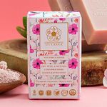 ULLASSA Aromatherapy Soap | Geranium, Manjistha & Liquorice | Skin Brightening Youthful Radiance Anti Aging | Grade 1 BIS | Luxury Ayurvedic Bathing Bar For Natural Glow | Face & Body (Pack of 1)