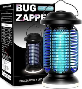 Regevo Insektenvernichter Elektrisch 4000V, Fliegenfalle Elektrisch 20W mit LED Licht, UV Mückenlampe IPX4 Wasserdicht, Anti Mücken Fliegen Insekten, Mückenfalle für Draußen Innen
