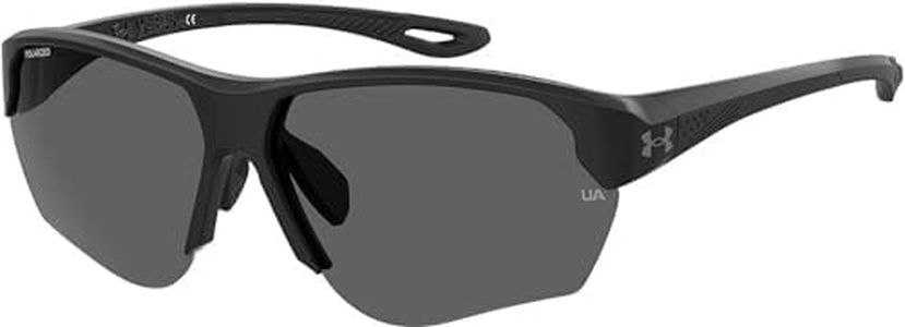 Under Armour Unisex Ua Compete/F Sunglasses, 807/6c Black, 68