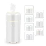 Living Essential Oil Diffusers Car Air Fresheners for Essential Oils Air Freshener Car Aromatherapy Diffuser 100ml Car Diffuser Timers Night Light Auto Off Function USB Portable Gifts