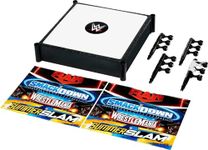 WWE Superstar Ring, 14 inches with Spring-Loaded Mat, 4 Event Apron Stickers & Pro-Tension Ropes for WWE Action Figures, Gift for Ages 6+, HGD20