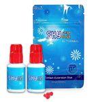 TUBeauty 2 Bottles Powerful Strong Eyelash Extension Sky Glue S+ 5ml - Professional Black Bonding Adhesive for Lash Extensions - 1-2s Fast Drying / 6-8 Weeks Lasting time