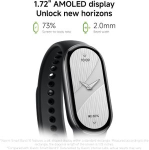 Xiaomi Smart Band 10 Fitness Tracker – Glacier Silver