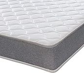 eXtreme comfort ltd Cooltouch Essentials Grey 18cms Deep Hybrid Spring & Memory Foam Value Mattress, 3ft Single (3ft x 6ft3, 90cm x 190cm)