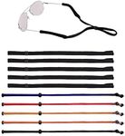 10 Pcs Unisex Adjustable Eyewear Retainer, SENHAI Sunglass Retainer Strap Eyeglass Holder String Securely Neck Cord for Sports, Reading, Outdoor Activity