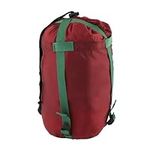 WANAONE Nylon Compression Stuff Sack for Sleeping Bag, Lightweight Compression Sleeping Bag, Portable Storage Pouch, Lightweight Compact Compression Bag for Backpacking Hiking Camping(Wine Red)