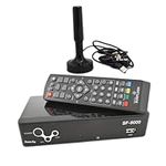 Digital Converter Box Set-top Tuner Over The Air Free TV Receiver with HDMI/RCA/USB/RF Recording 1080 Resolution MP4 Player + Indoor Or Outdoor 360 Reception TV Antenna with Magmetic Base Combo