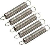 METALLIXITY Extension Spring (0.5x5x30mm/0.02"x0.2"x1.18") 5Pcs, Stainless Steel Tension Spring Wire - for Home Repair Construction Machinery