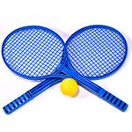 KandyToys Jumbo Soft Tennis Set with 2 Rackets & Soft Ball | Three Assorted Colours | Outdoor Games