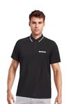 Reebok Men's Black Polo T Shirt |Casuals | Essential Cotton Polo | Polo/Collar | Regular FIT | Half Sleeve | 100% Cotton