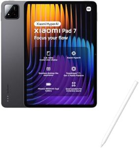 Xiaomi Pad 7, 11.2 Inch Tablet, 8+128GB, Gray, 8850mAh battery, 45W turbo charging, HyperAI (No power adapter included)+pen