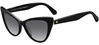 Kate Spade New York Women's Karina/s Sunglasses, Black, 56 mm