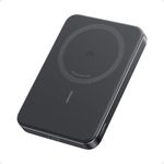 Anker MagGo Power Bank, Ultra-Slim 10,000mAh Magnetic Portable Charger, Qi2 Certified 15W Ultra-Fast MagSafe-Compatible Battery Pack, Ergonomic Design, For iPhone 15/14/13/12 Series Only