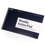 Task Planner Weekly Action Pad by BestSelf V2 — ToDo Notepad Planning Tool Designed to Optimize Your Week, Effectively Manage Task, Boost Productivity and Maximize Results — 52 Tear Off Sheets