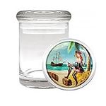 Medical Glass Jar Pirate Pin Up Gir