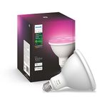 Philips Hue Smart 100W PAR38 LED Bulb - White and Color Ambiance Color-Changing Light - 1 Pack - 1300LM - E26 - Outdoor - Control with Hue App - Works with Alexa, Google Assistant and Apple Homekit