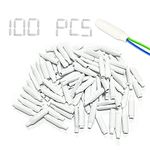 Low Voltage Wire Connectors - QIYAT Dry B-Connectors Wire SplicesWire Crimp Bean Type Splice for Low Voltage, White (100Pcs)