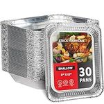 (30 Pack) Disposable Aluminum Pans 