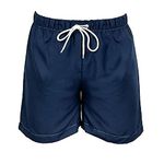 Dissolving Swim Navy Blue Joke Prank Shorts Bachelor Party Stag Do, Navy, XX-Large