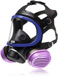 Dräger X-plore 5500 Full-Face Respirator Mask + 2x Combination Cartridge OV/AG/HF/FM/CD/AM/MA/HS/P100 | One size fits most | NIOSH Certified Eye and Respiratory Protection, Anti-Fog, 180° View