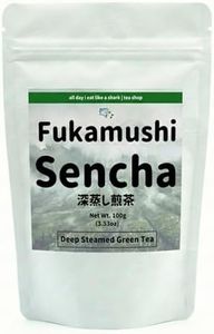 Fukamushi Sencha, Deep Steamed Japanese Green Tea – Loose Leaf from Shizuoka – Rich Umami Sweetness, Low Astringency, Vibrant Opaque Green Color
