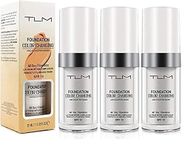 3 X TLM Colour Changing Foundation Makeup Base Nude Face Liquid Cover Concealer for Women Girls