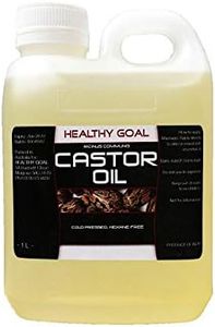 CASTOR OIL 1L Litre ~ Certified Organic ~ Cold Pressed ~ Hexane Free ~ 100% Pure