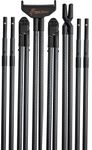 4 STABLE STICKS - Ultimate Carbon 100% Model - Stalking And Long-Range Shooting Stick - Optimal Stability -Dismountable/Adjustable - For Standing, Kneeling, And Sitting Shots - Ultra Light, Resistant