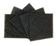 5 Pack Activated Carbon Solder Fume Extractor Filters, Fan Smoke Absorber Filter Replacements Sponge, Compatible for Hakko/Xytronic/Aoyue/Flexzion/Valtcan 493 496 FA400 Series (5.12x5.12x0.39inch)