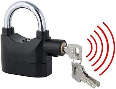 ATETO Touch Siren Motion Sensor Alarm Lock Electronic Touch Siren Alarm Lock for Home Bike Shop Garage Padlock with Smart Motion Sensor Home Office Door and Bikes (pack of 1)