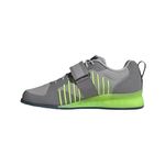 adidas Unisex-Adult Adipower Weightlifting 3 Shoes Cross Trainer, Grey Two/Arctic Night/Lucid Lemon, 9.5