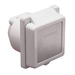 Marinco 301EL-B 30A Power Inlet - White - 125V