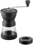 HARIO MSCSN-2-B Coffee Grinder, Black, Ceramic, Skeleton N, Present, Gift