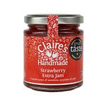 Claire's Handmade | Extra Fruity Strawberry Jam | Essence of Summer | Traditionally Made | Gluten Free | GMO Free | Suitable for Vegetarians & Vegans | 227g Jar