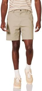 Amazon Essentials Men's Classic-Fit 7" Chino Short, Khaki Brown, 34