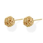 14k Gold Stud Earrings 925 Earrings for Women Gold Ball Earrings Knot Earrings Statement Earrings Hypoallergenic Earrings for Women