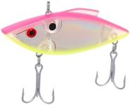 BILL LEWIS Lifelike Rat-L-Trap Magnum Trap 3/4 OZ Lipless Crankbait Fishing Wobble Freshwater Lure for Saltwater, Electric Chicken