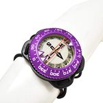 Scuba Choice Diving Deluxe Aluminum Frame Bungee Mount Compass, Purple